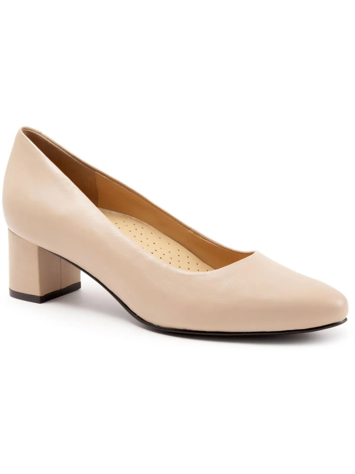 Kari Womens Block Heel Pointed Toe Pumps
