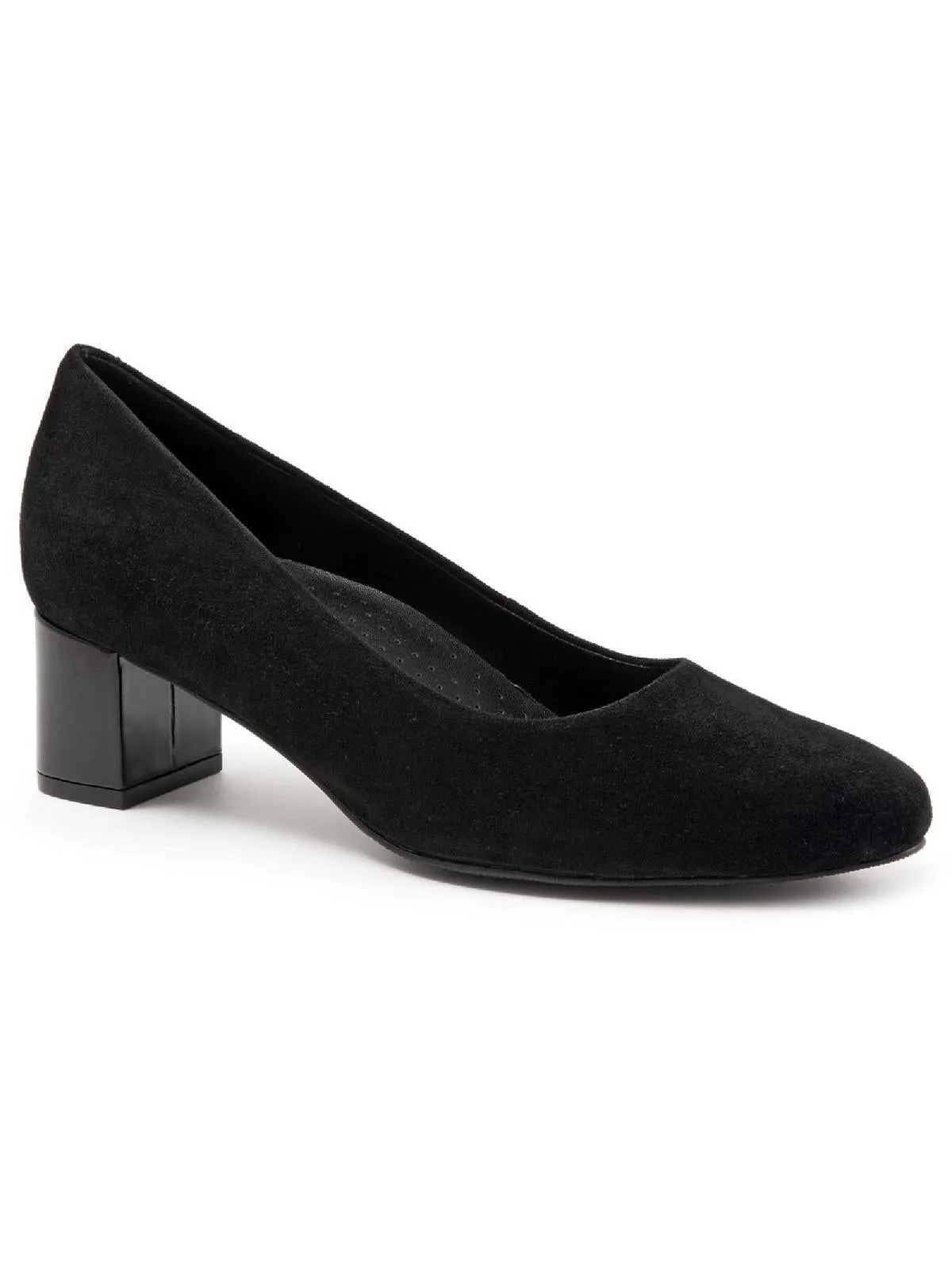 Kari Womens Block Heel Pointed Toe Pumps