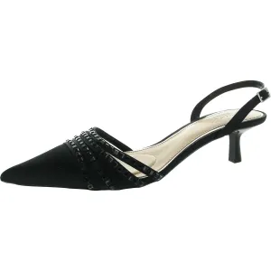 Katalina Womens Embellished Satin Slingback Heels