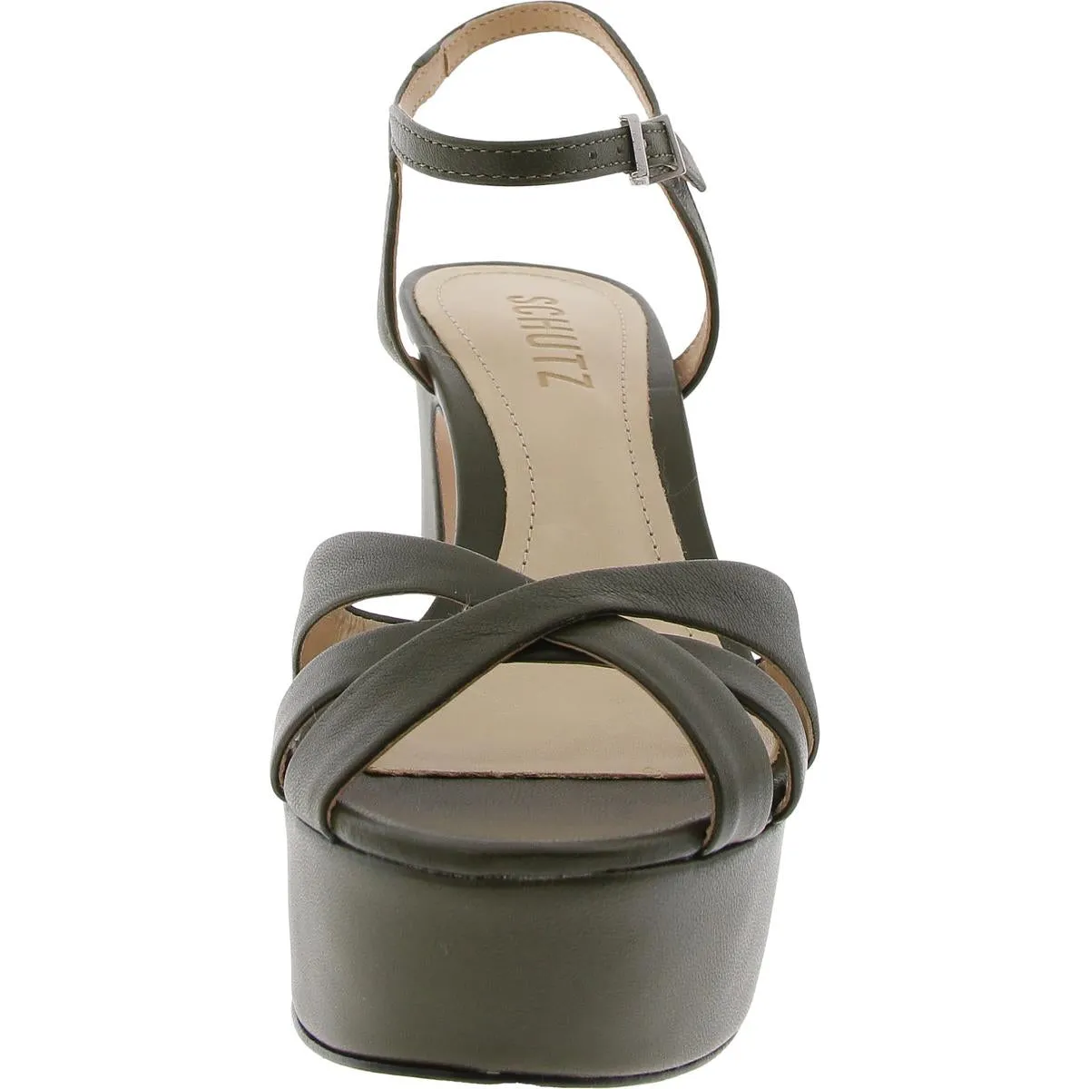 KEEFA Womens Open Toe Block Heel