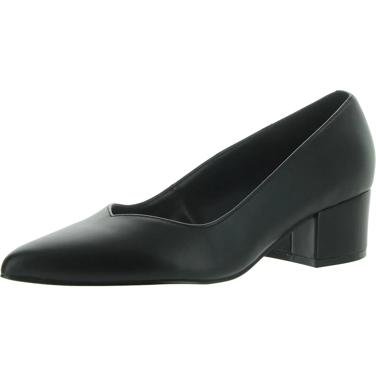 Labore 2 Womens Faux Leather Pointed Toe Pumps