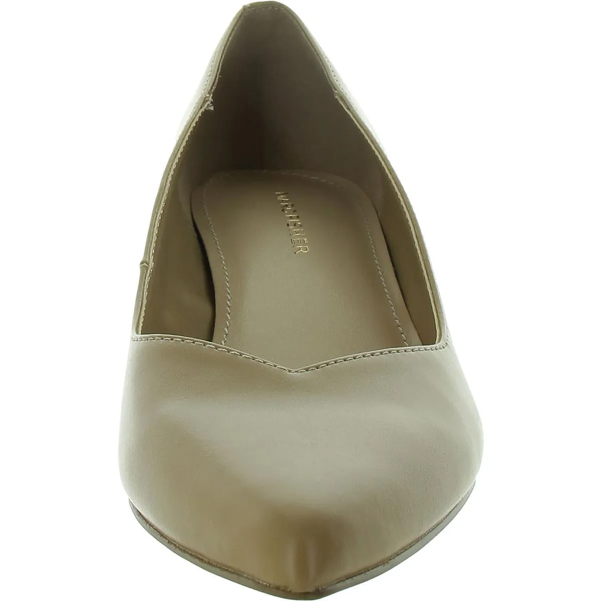 Labore 2 Womens Faux Leather Pointed Toe Pumps