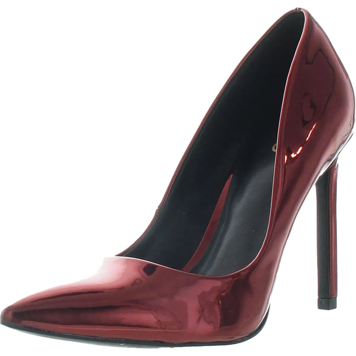 Lala Womens Leather Pointed Toe Pumps
