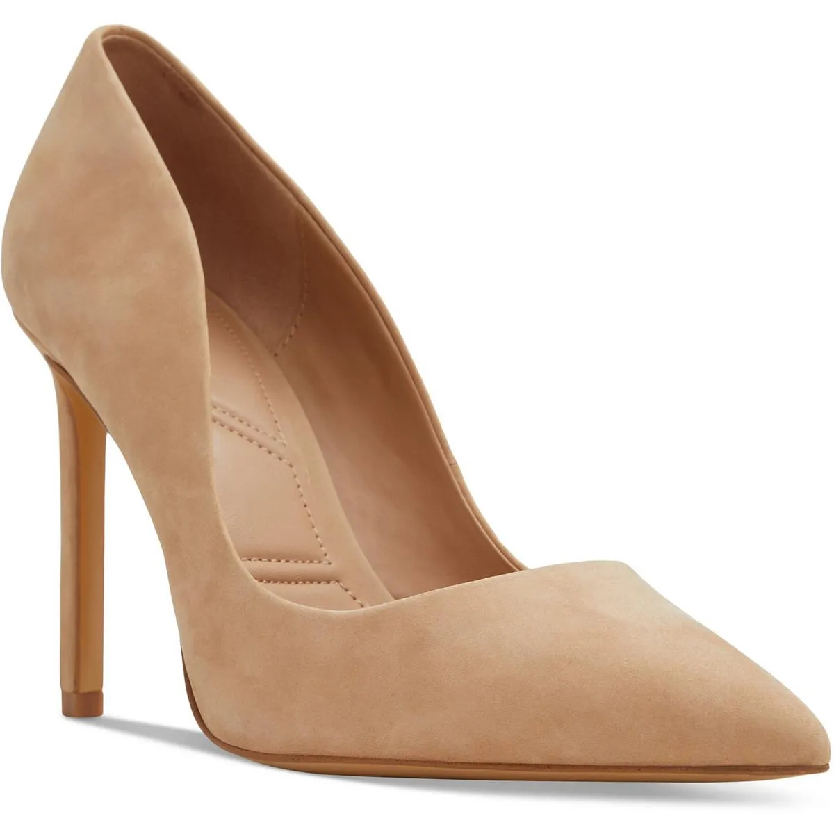 Lala Womens Leather Pointed Toe Pumps