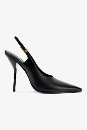 Larroud x Altuzarra Pump In Black Leather