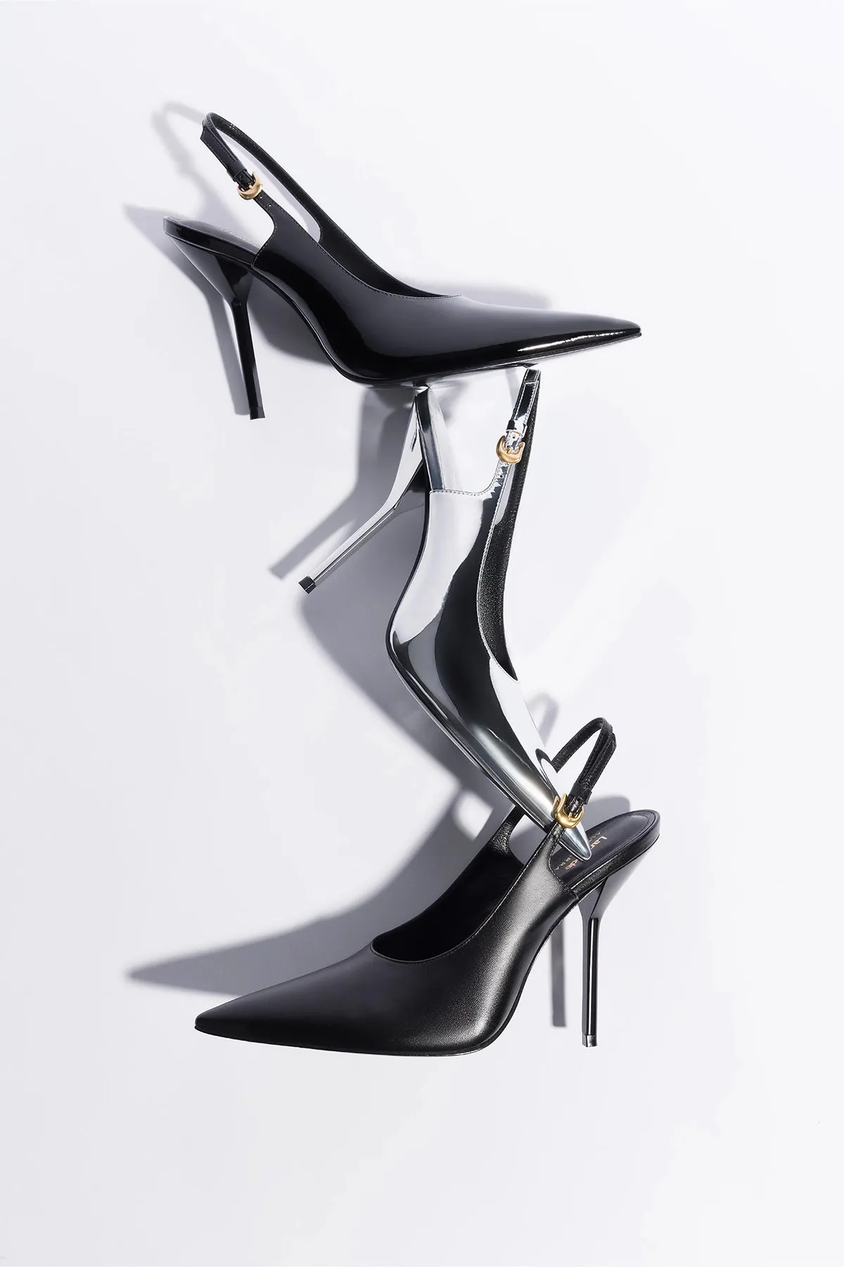 Larroud x Altuzarra Pump In Black Leather