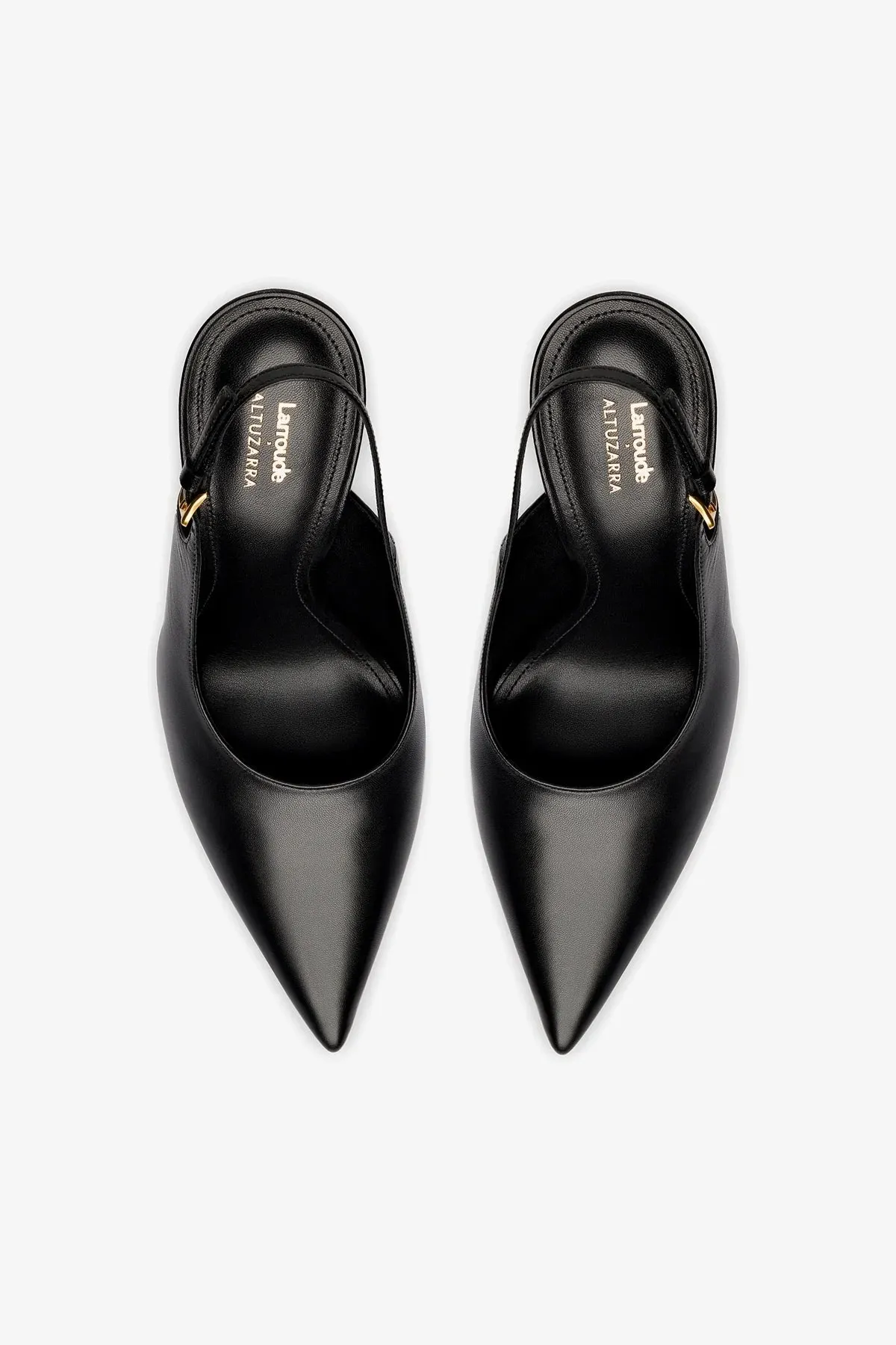 Larroud x Altuzarra Pump In Black Leather