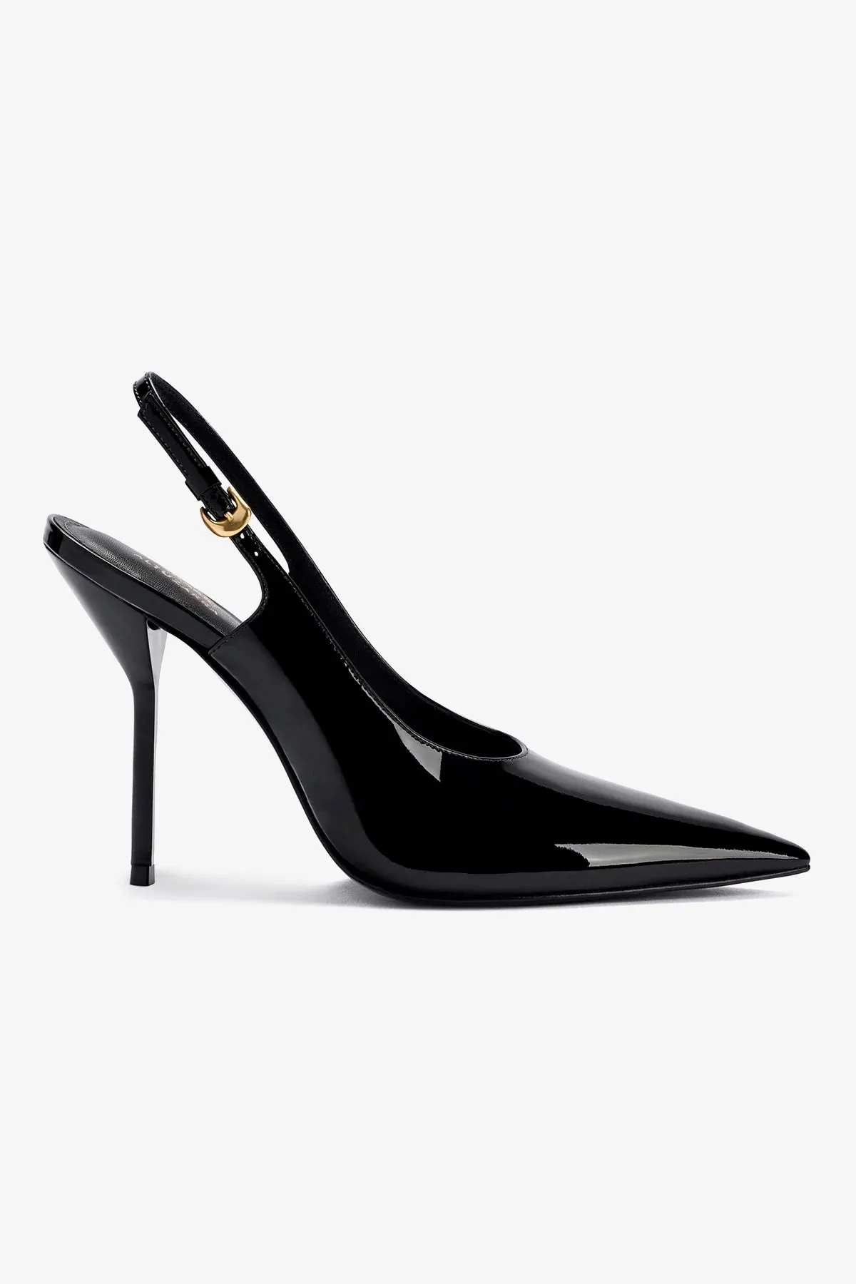 Larroud x Altuzarra Pump In Black Patent Leather
