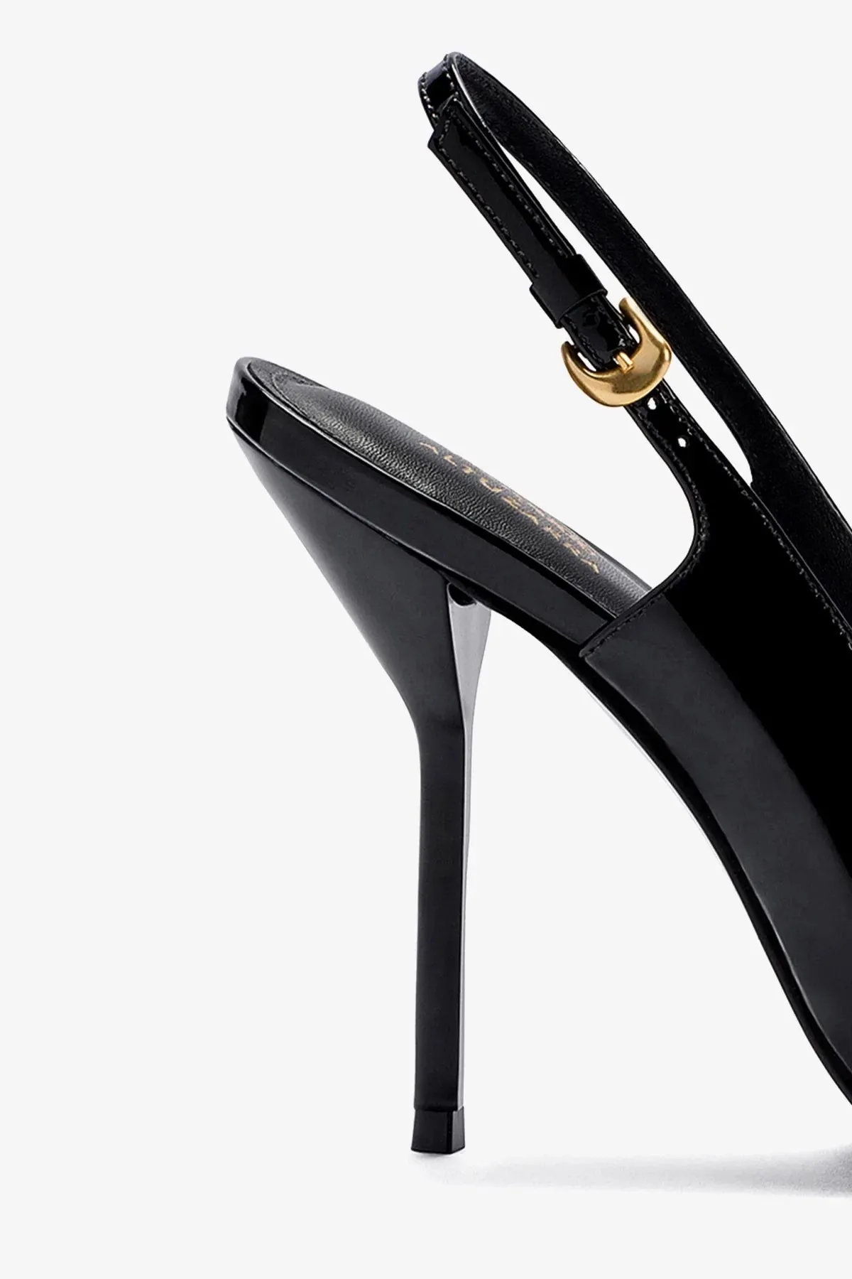 Larroud x Altuzarra Pump In Black Patent Leather