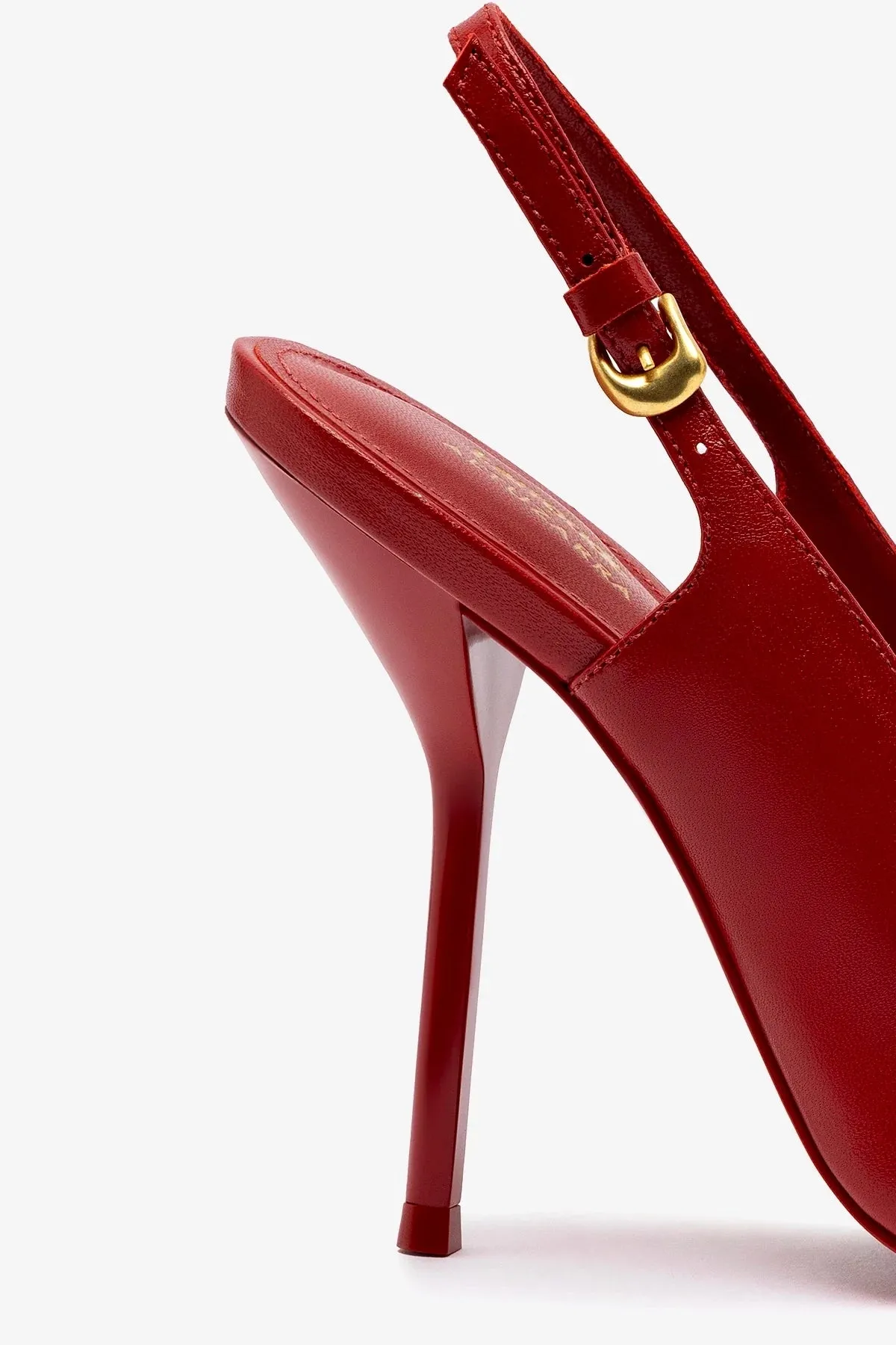 Larroud x Altuzarra Pump In Blood Red Leather