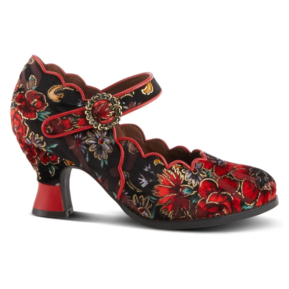 L'artiste By Spring Step Adodora Red Multi Pump (Women's)