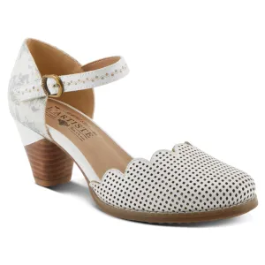 L'Artiste By Spring Step Parchelle White Multi Leather Heel (Women's)