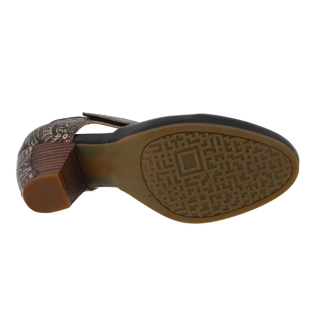 L'Artiste By Spring Step Toolie Black Leather (Women's)