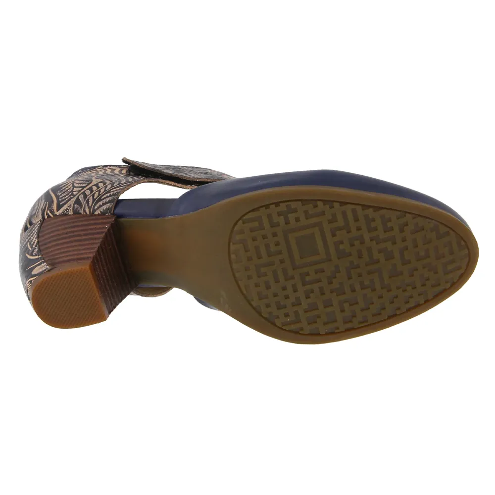 L'Artiste By Spring Step Toolie Blue Leather (Women's)
