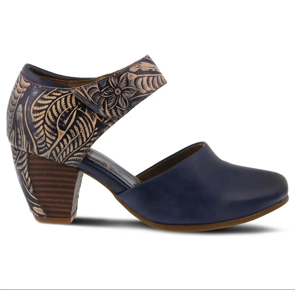 L'Artiste By Spring Step Toolie Blue Leather (Women's)
