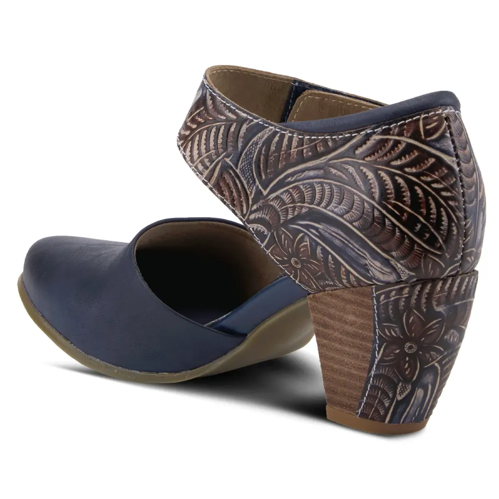 L'Artiste By Spring Step Toolie Blue Leather (Women's)