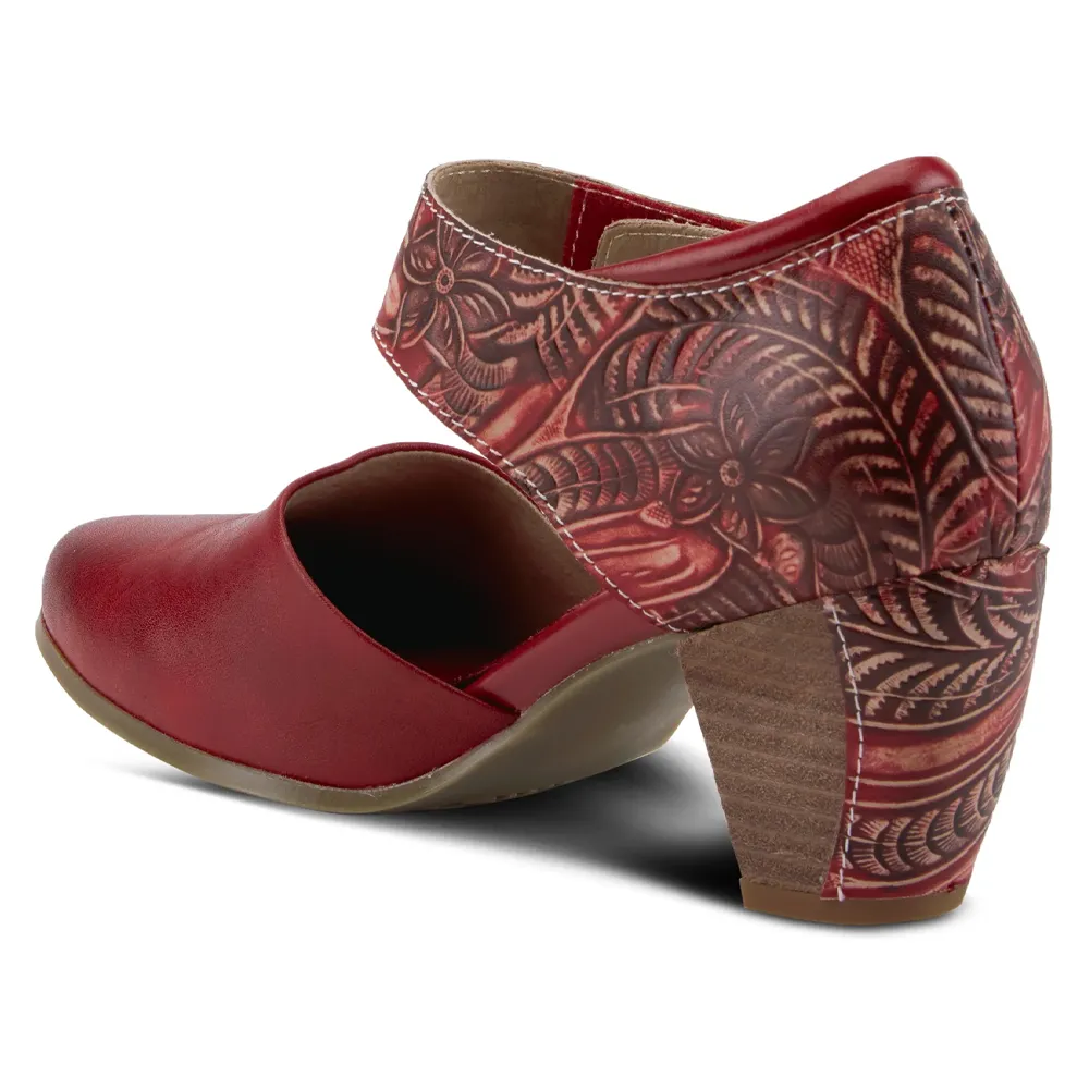 L'Artiste By Spring Step Toolie Red Leather (Women's)