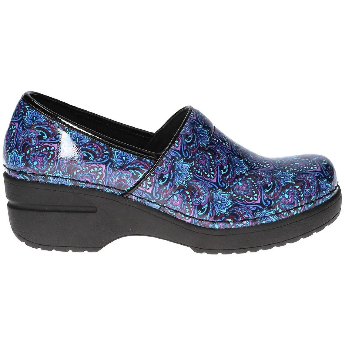 Lead Womens Faux Leather Printed Clogs