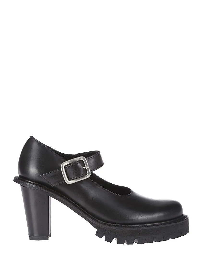 Leather Mary Janes