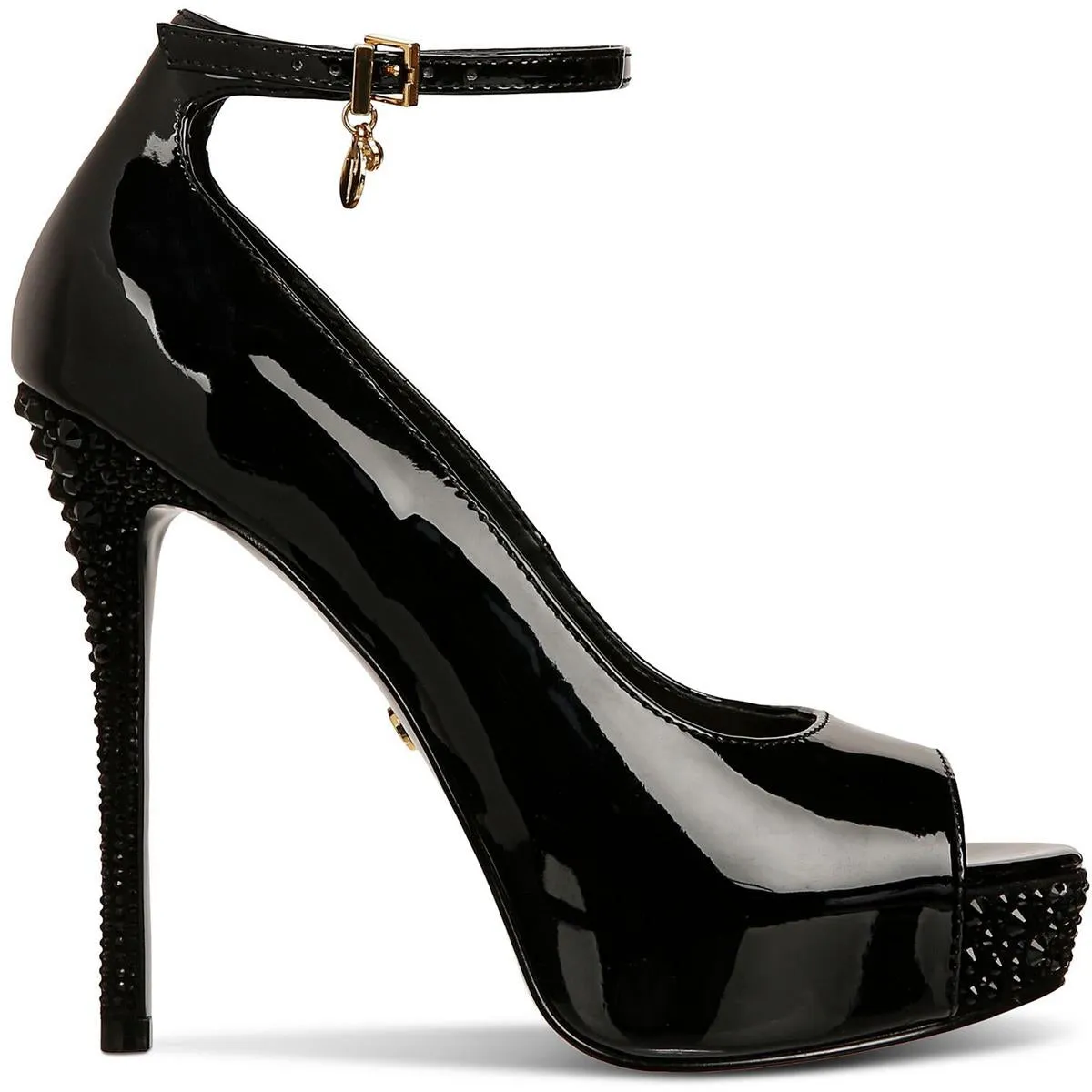 Libbie Womens Embellished Ankle Strap