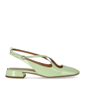 Light Green Slingback Pump