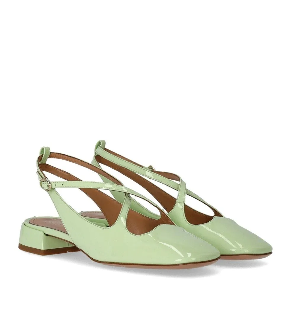 Light Green Slingback Pump
