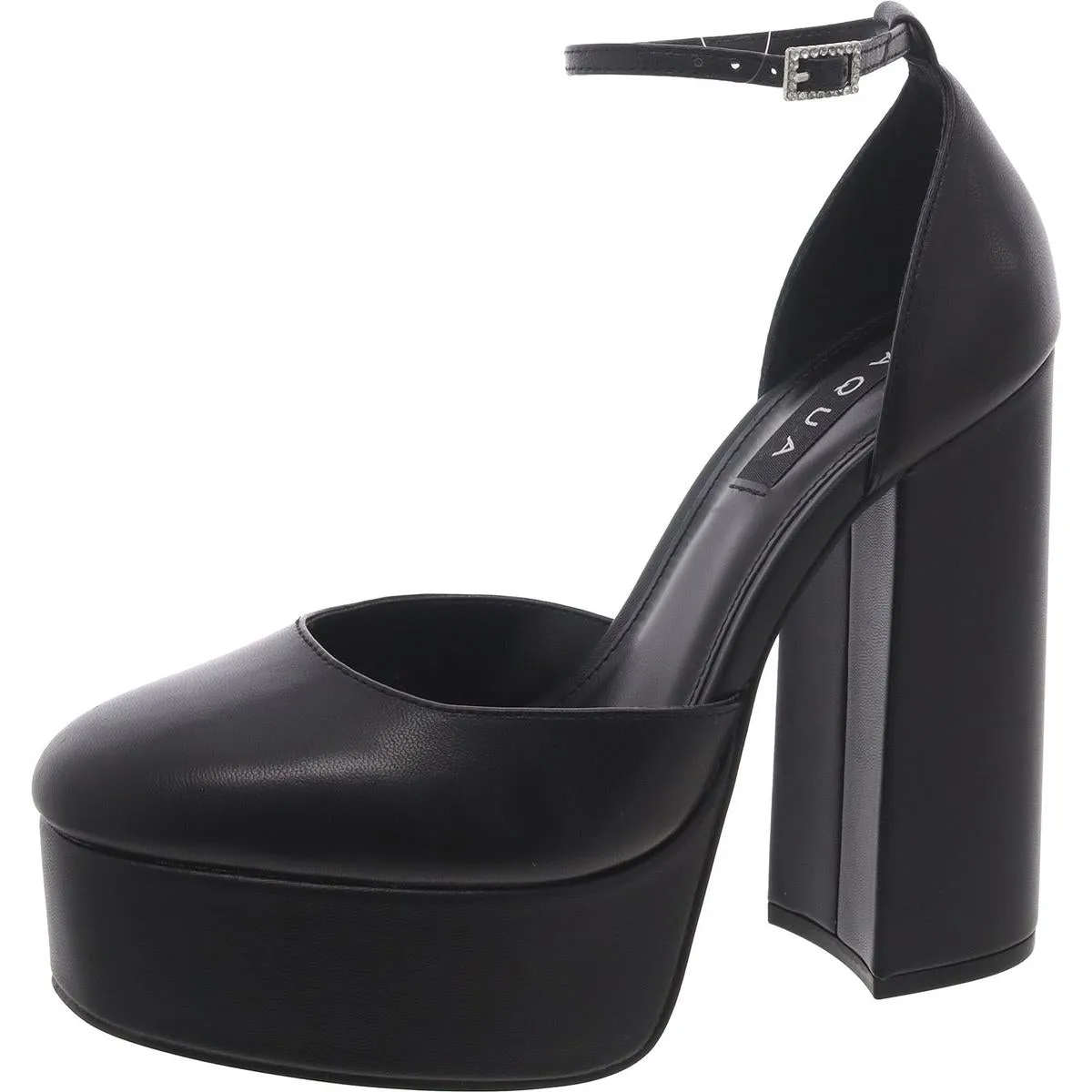 LISA Womens Pumps Ankle Strap Platform Heels