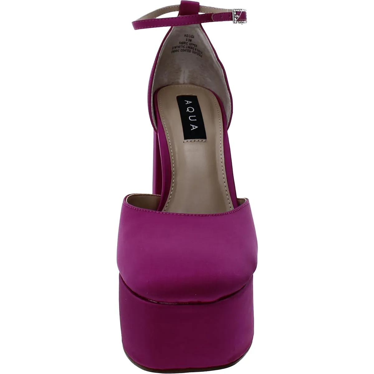 LISA Womens Pumps Ankle Strap Platform Heels