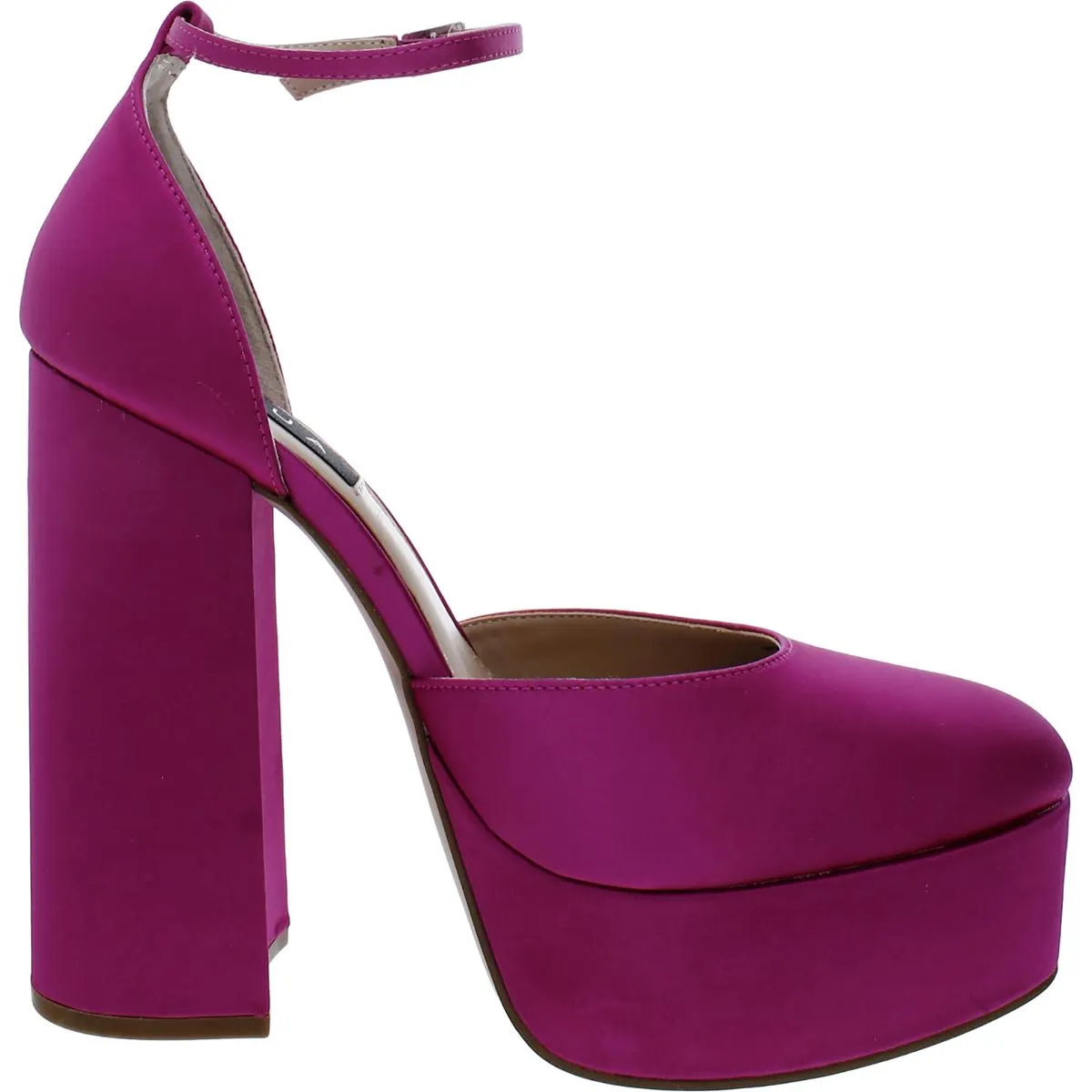 LISA Womens Pumps Ankle Strap Platform Heels