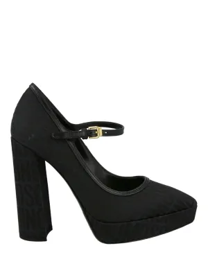 Logo Jacquard Mary Jane Pumps