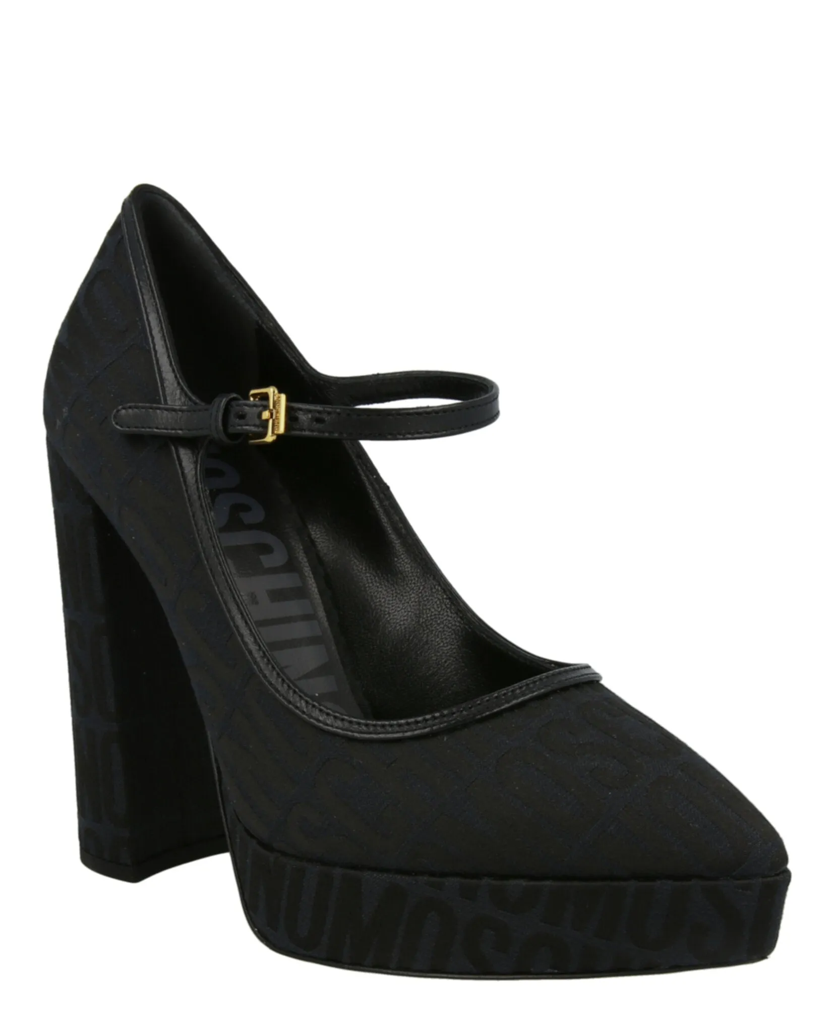 Logo Jacquard Mary Jane Pumps