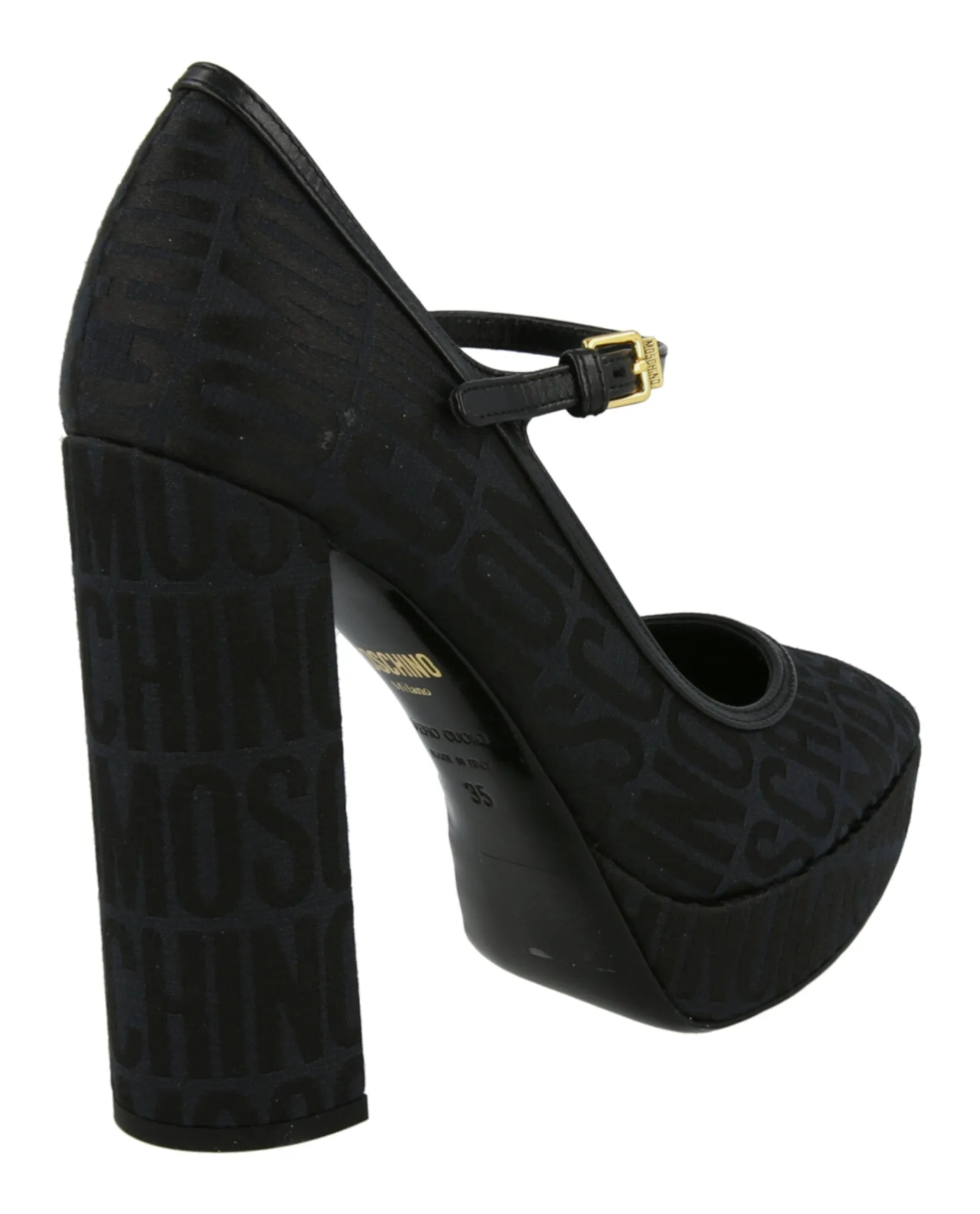 Logo Jacquard Mary Jane Pumps