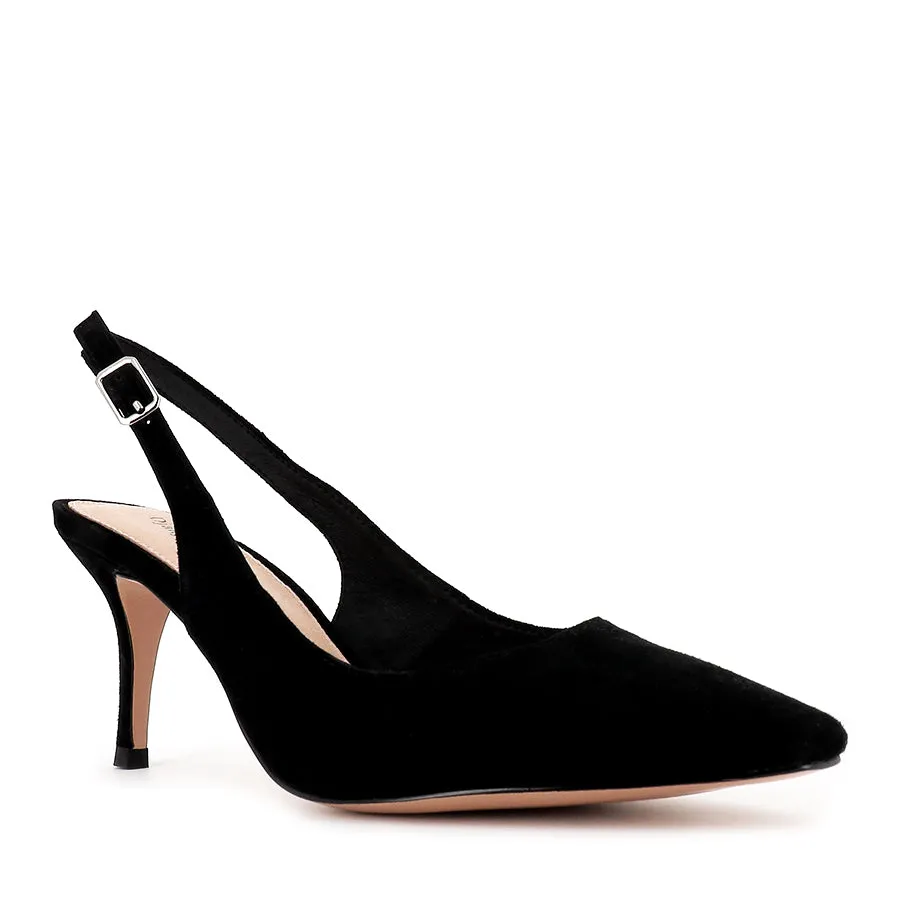LORIE - BLACK SUEDE