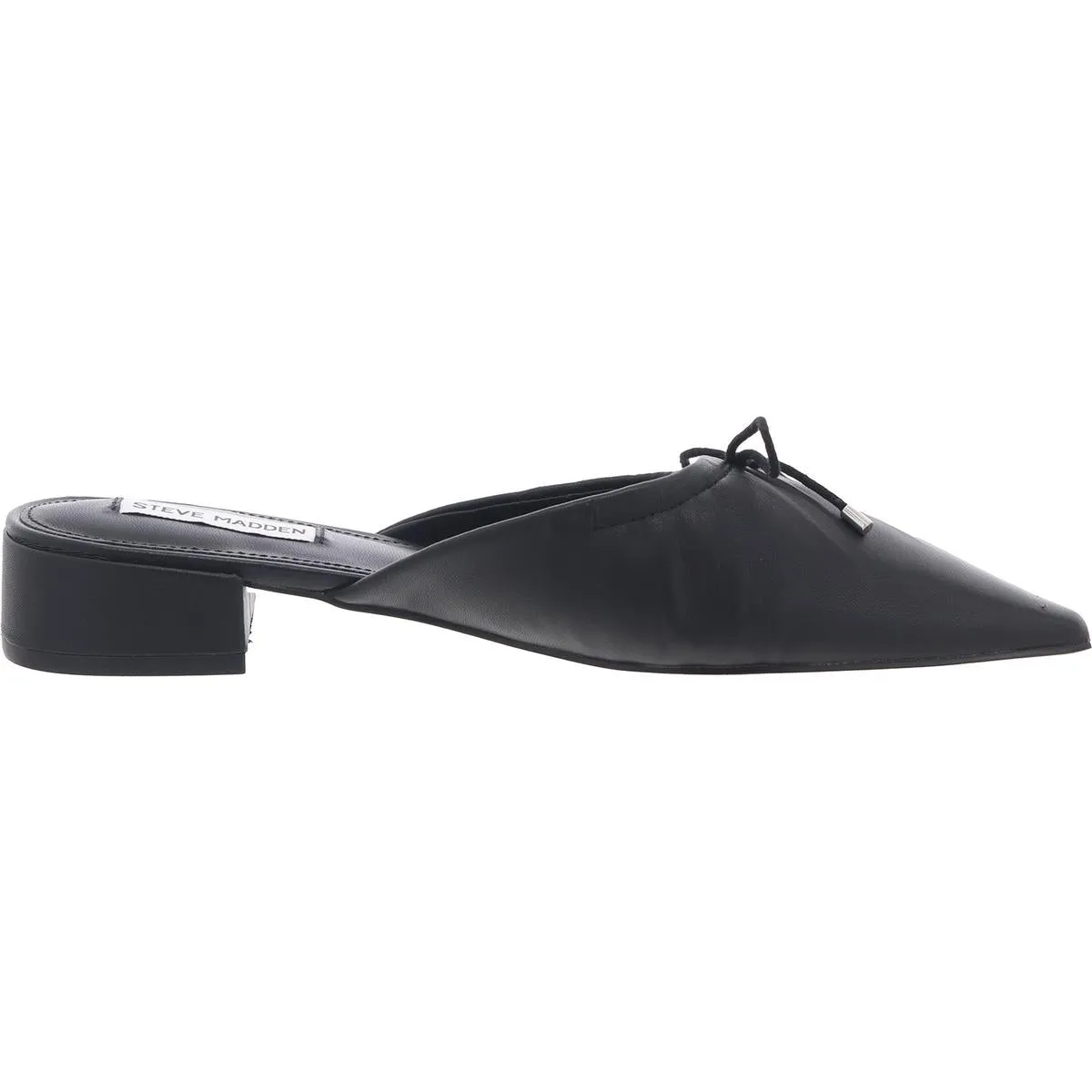 Lorrin Womens Block Heel Leather Mules