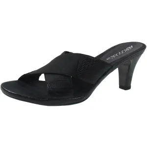 LovePowem Womens Solid Manmade Slide