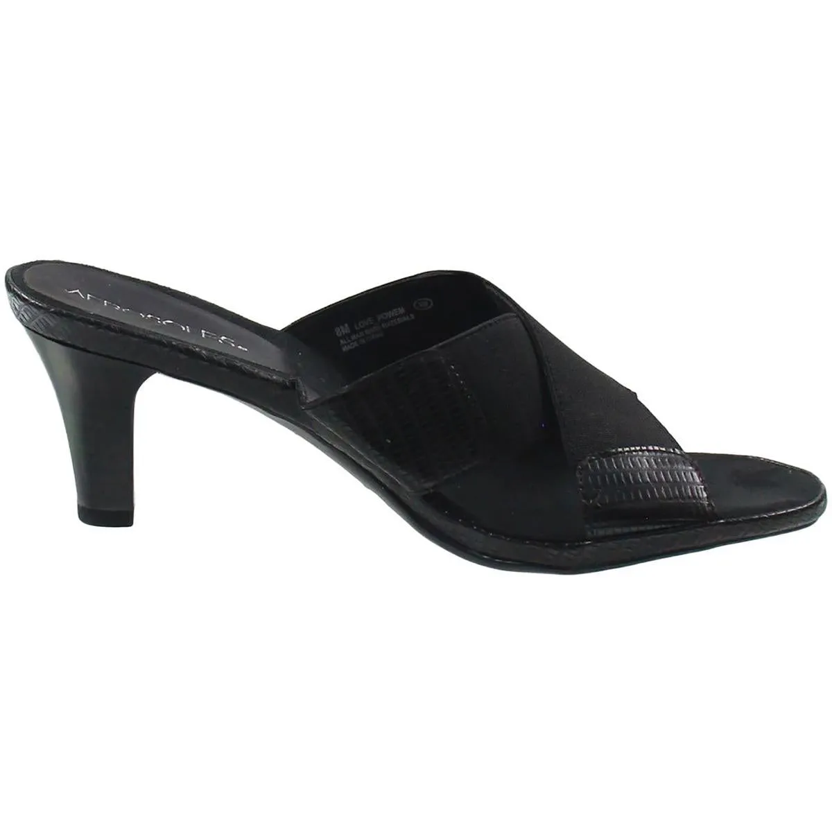 LovePowem Womens Solid Manmade Slide