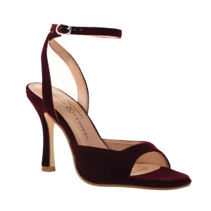 Lynwood Velvet In Burgundy