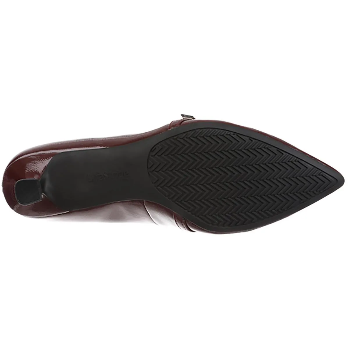 Madelyn Womens Adjustable Patent Mary Jane Heels