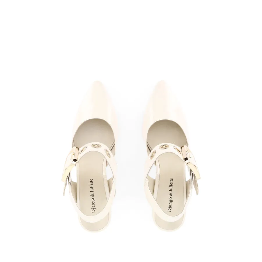 MAGALY - IVORY PATENT LEATHER