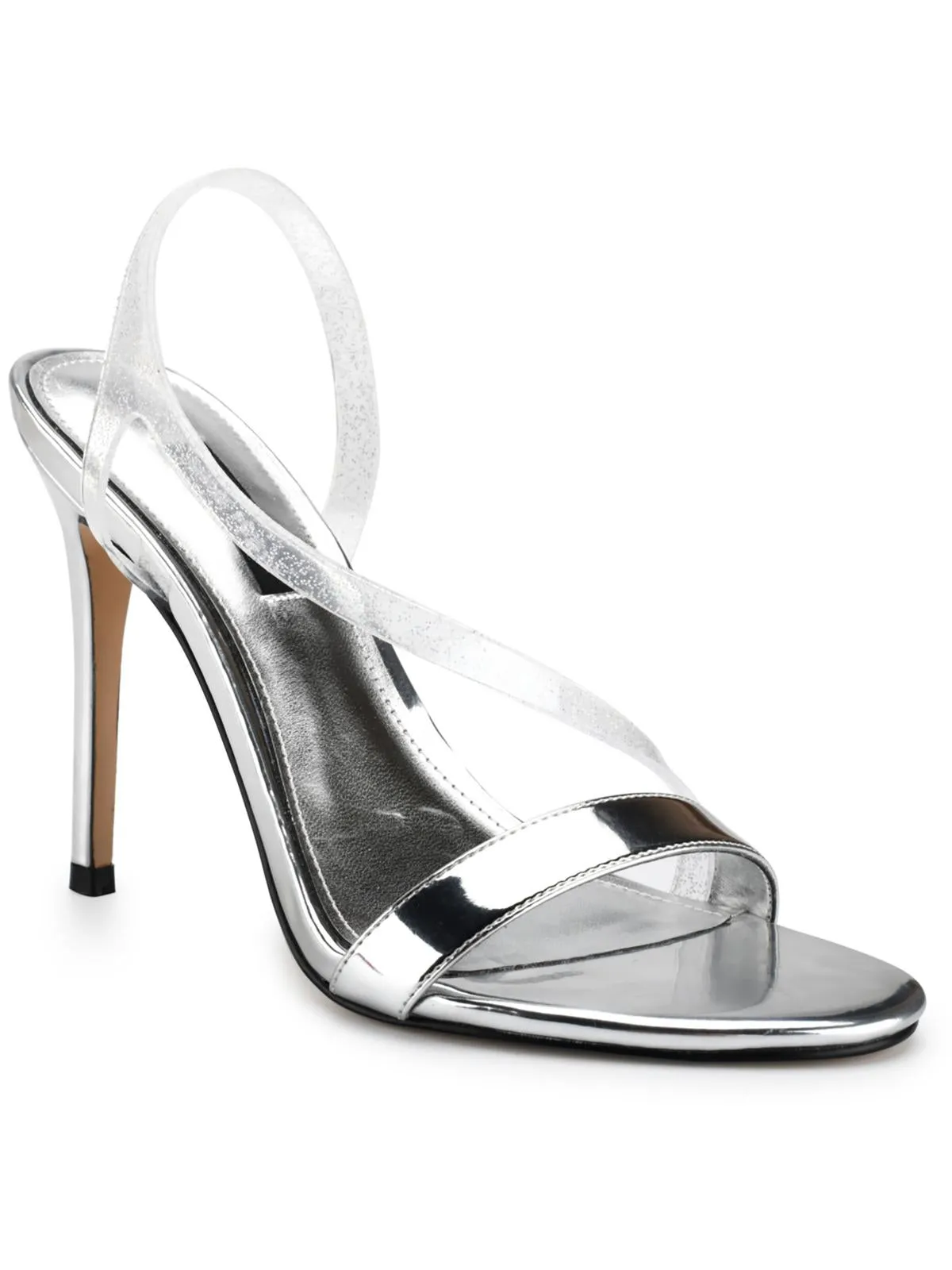 MAGEE3 Womens Open Toe Slingback Pumps
