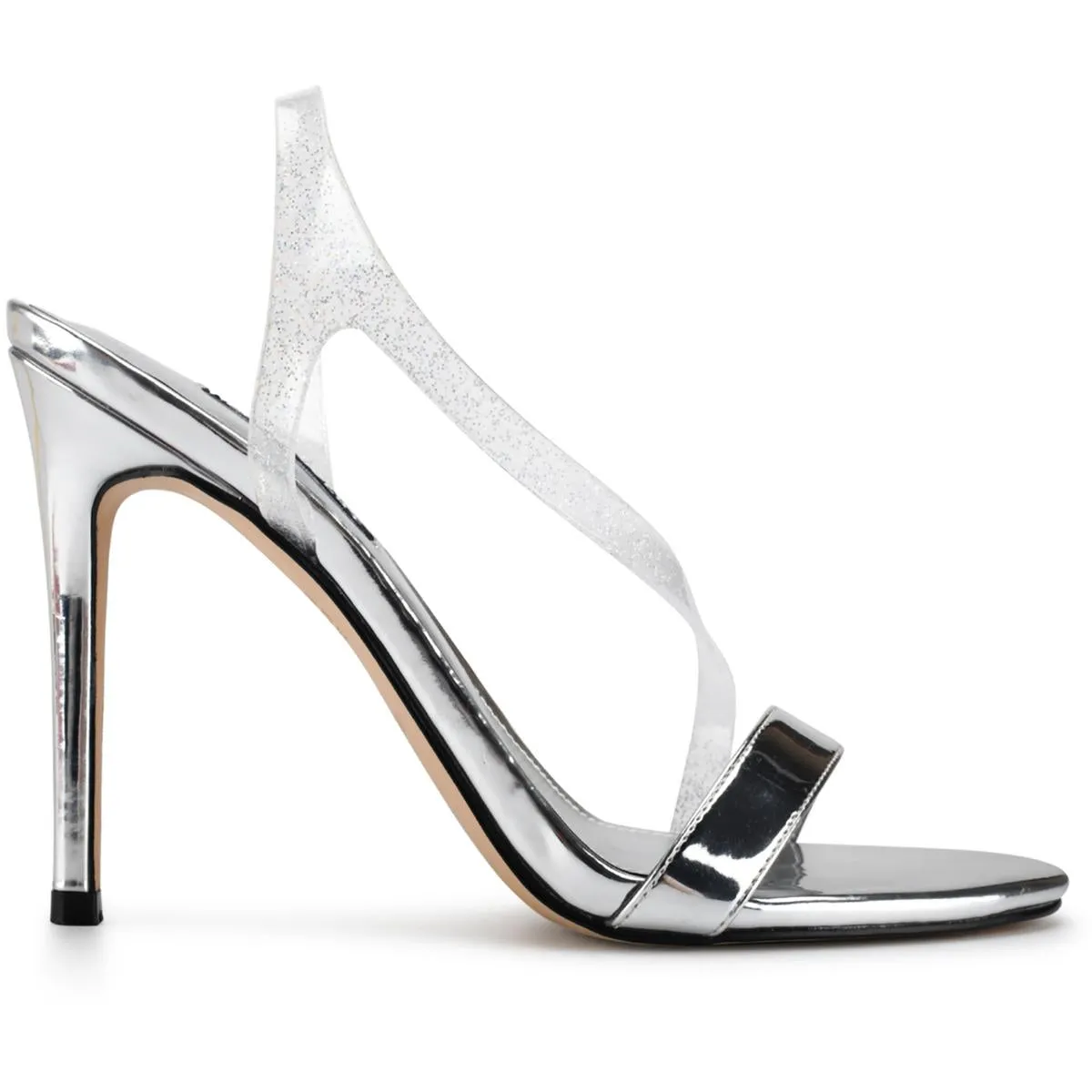 MAGEE3 Womens Open Toe Slingback Pumps
