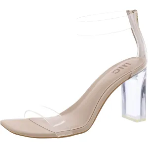 Makenna Womens Zipper Faux Leather Pumps