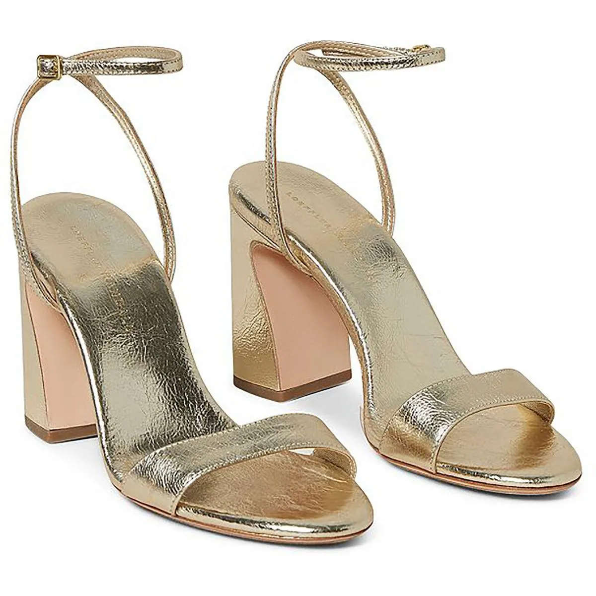 Malia Womens Block Heel Ankle Strap Block Heels
