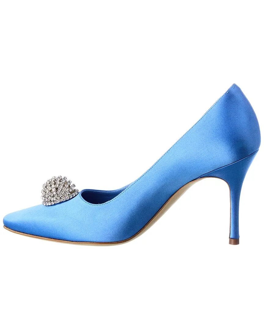 Manolo Blahnik Elbolita 90 Satin Pump