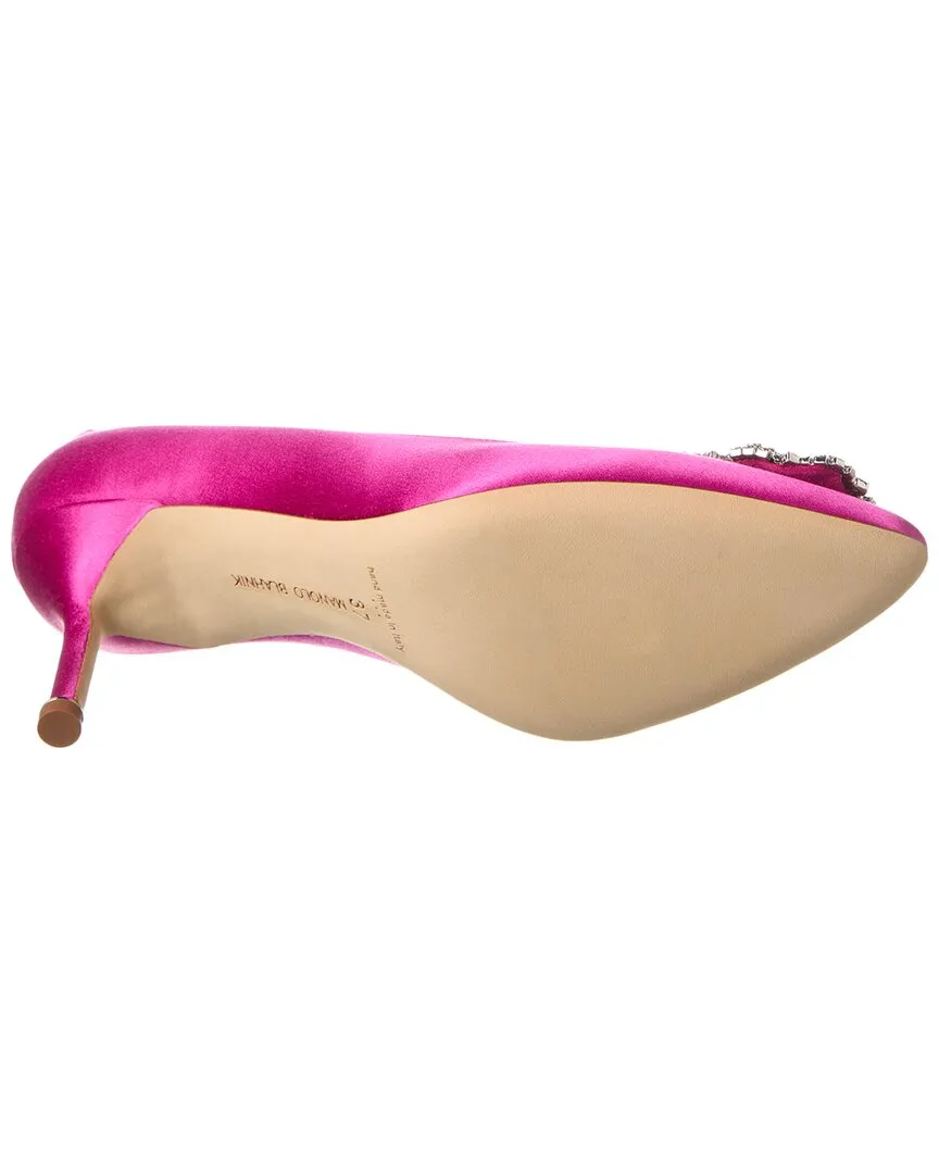 Manolo Blahnik Hangisi 70 Satin Pump