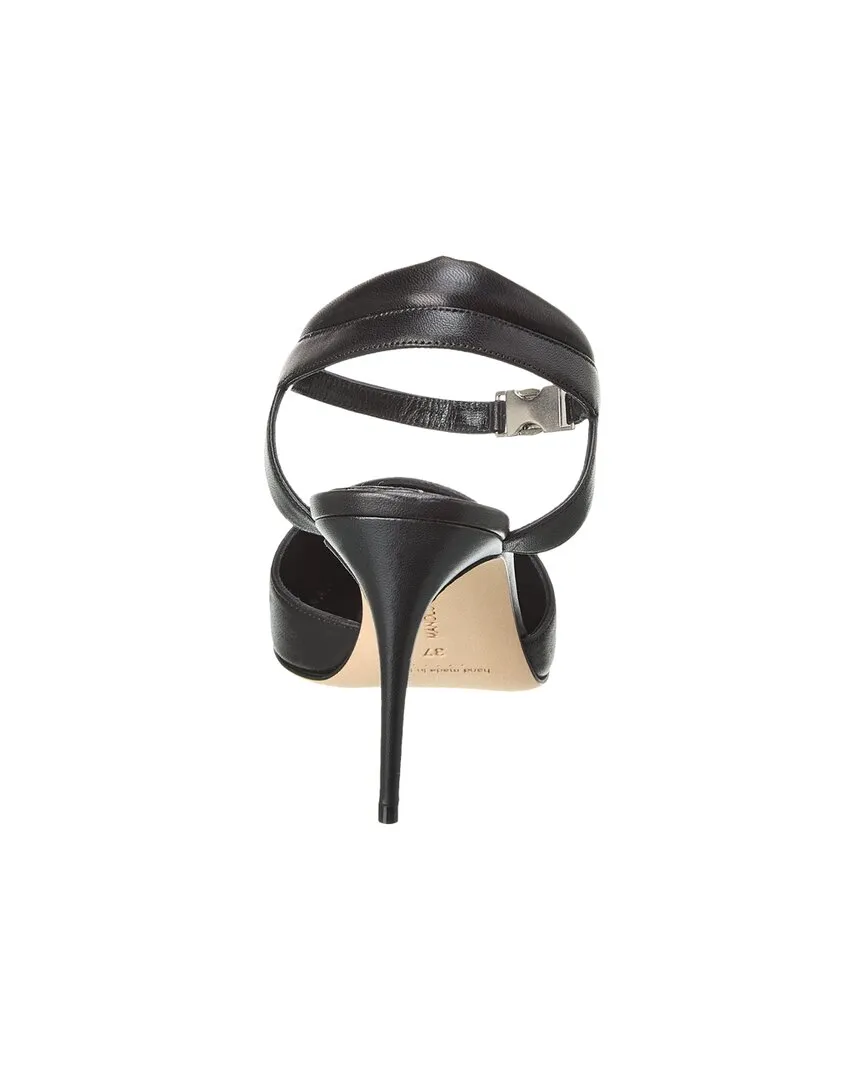 Manolo Blahnik Noumaknu 90 Leather Pump
