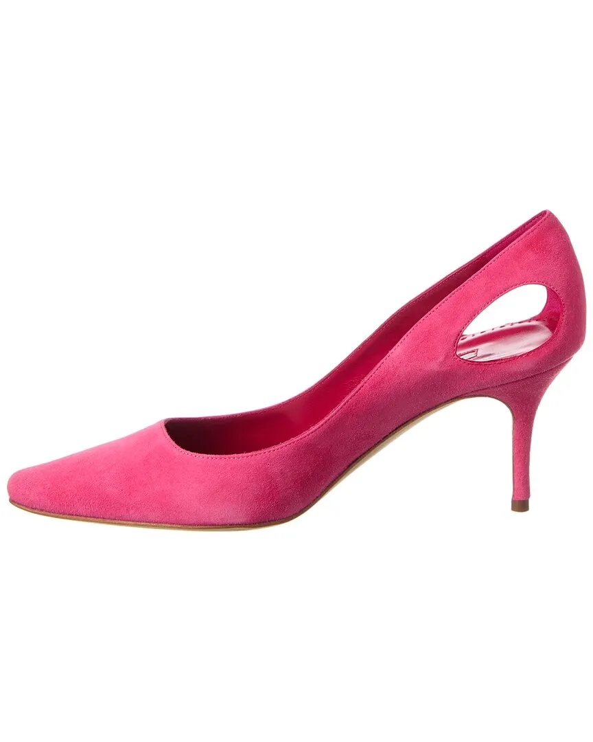 Manolo Blahnik Toplaca 70 Suede Pump