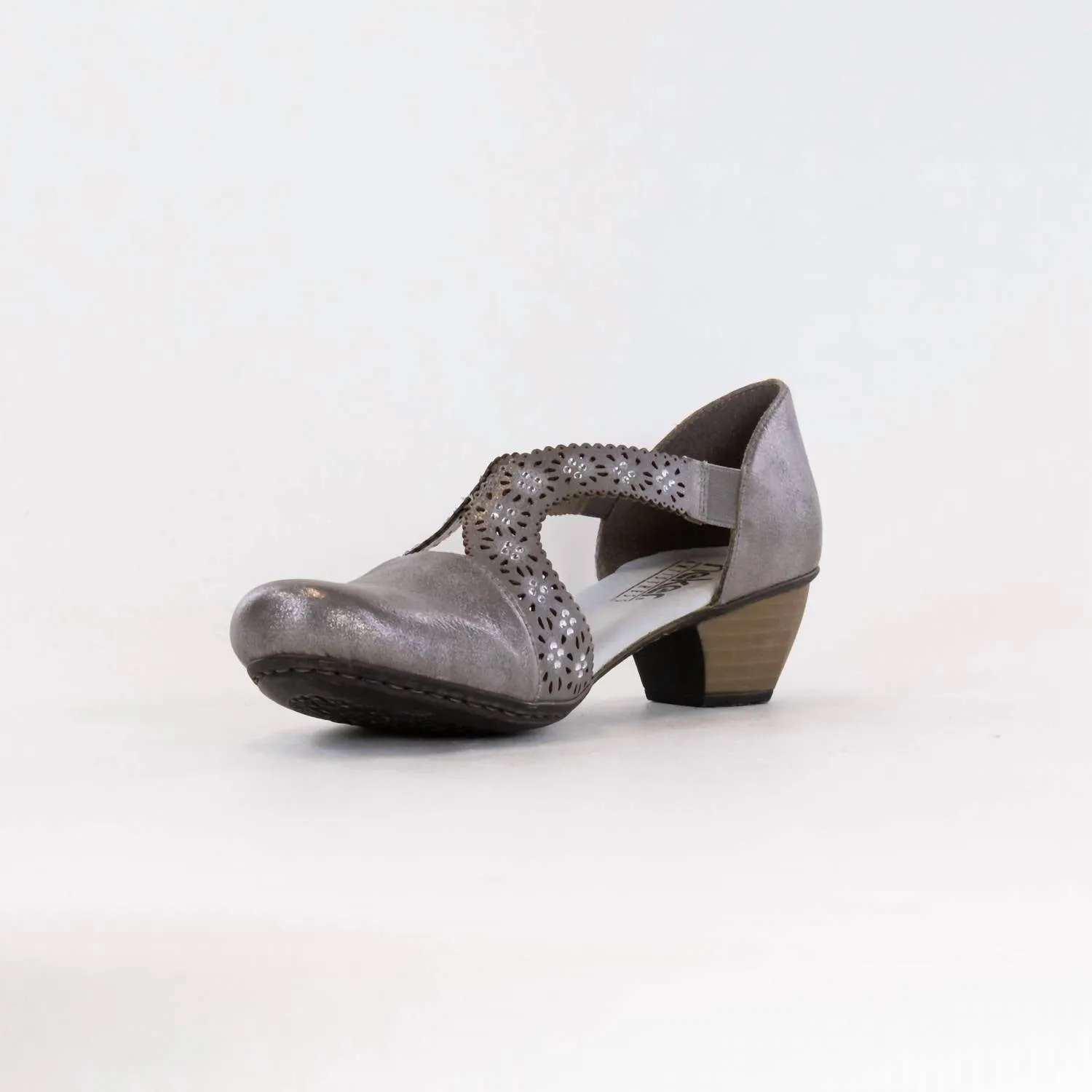 Mariah Shoe In Grey Metallic