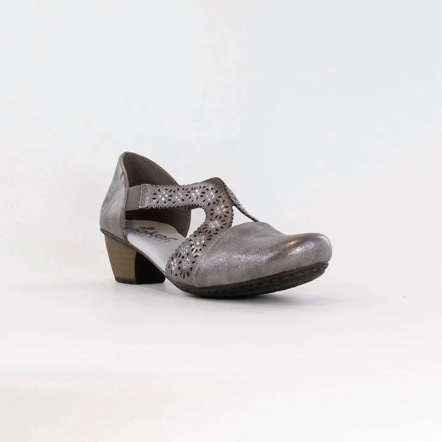 Mariah Shoe In Grey Metallic