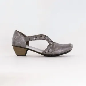 Mariah Shoe In Grey Metallic